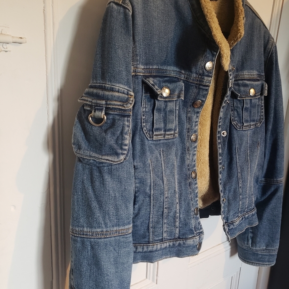 Beautiful teddy jeans jacket xsmall - Picture 7 of 8